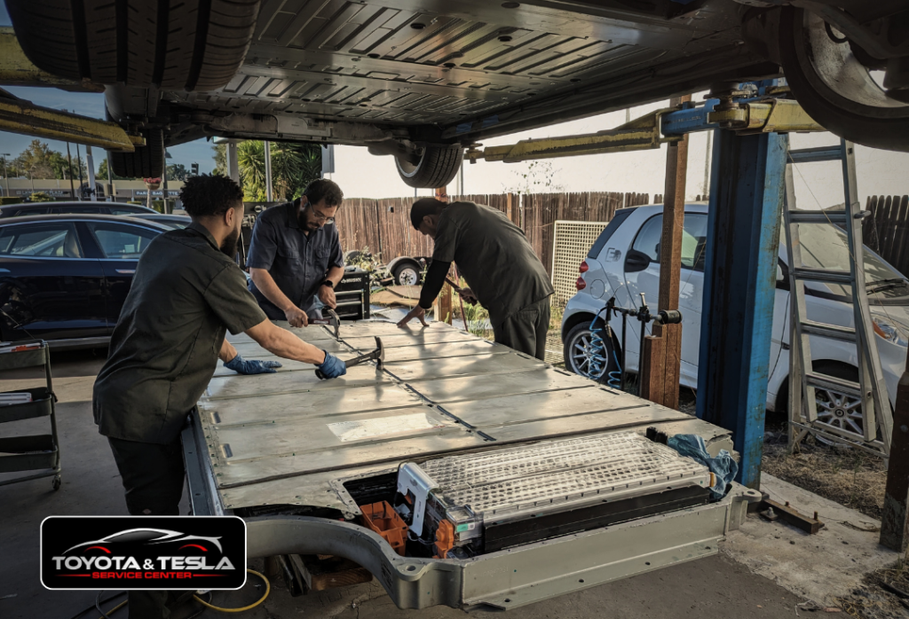 Tesla Model 3 and Model Y used HV battery replacement service in Santa Clara, CA