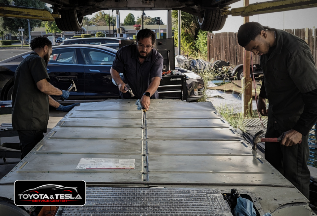 Tesla Model 3 and Model Y battery rebuild service using existing HV pack in Santa Clara, CA