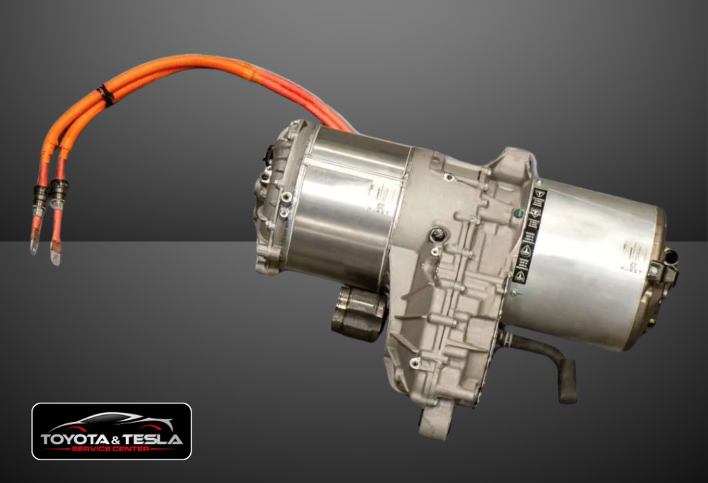 Tesla Model S brand new drive unit installed at Toyota and Tesla Service Center in Santa Clara, CA